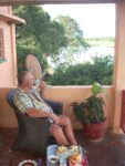 Watt on his verandah overlooking the Kafue