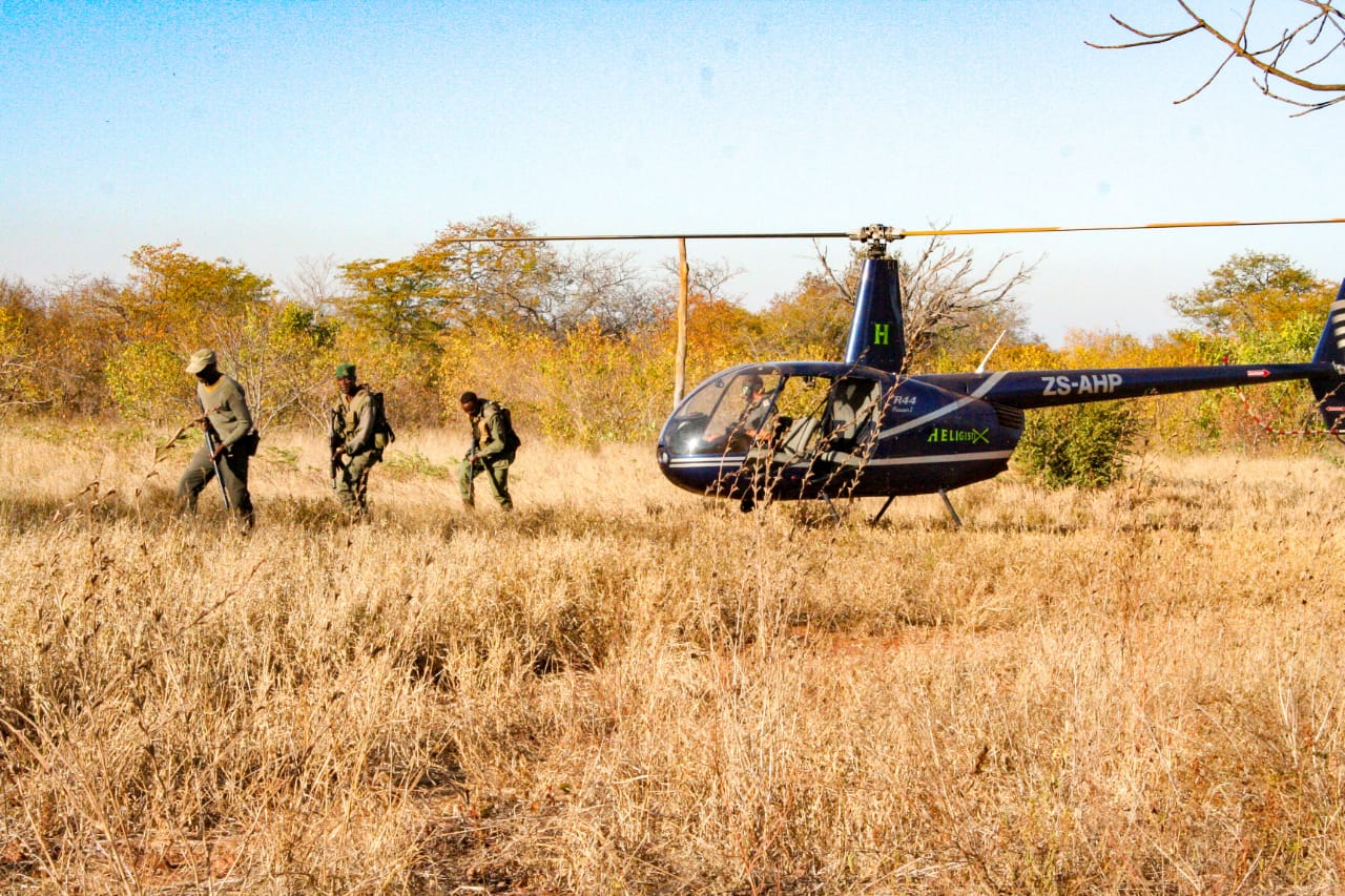 Dyck's Men deployed on an anti-poaching operation.