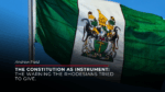 The Constitution as Instrument: The Warning the Rhodesians Tried to Give.